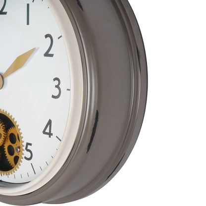 Flow Dial Grey Wall Clock 45cm