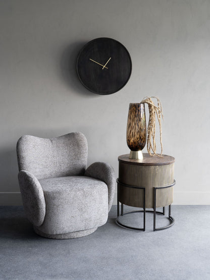 Bingham Upholstered Swivel Chair Neutral