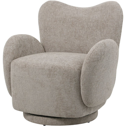 Bingham Upholstered Swivel Chair Neutral