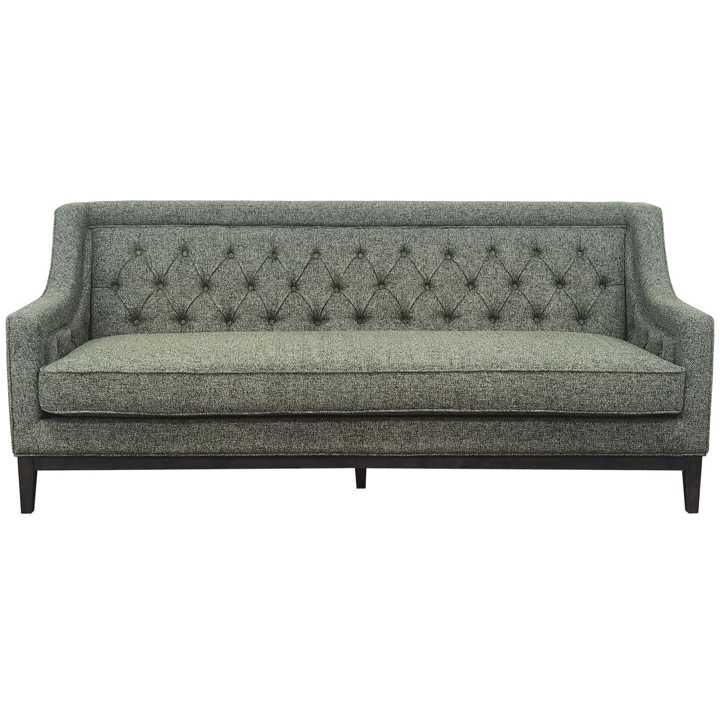 Theodore Buttoned Sofa Forest Green