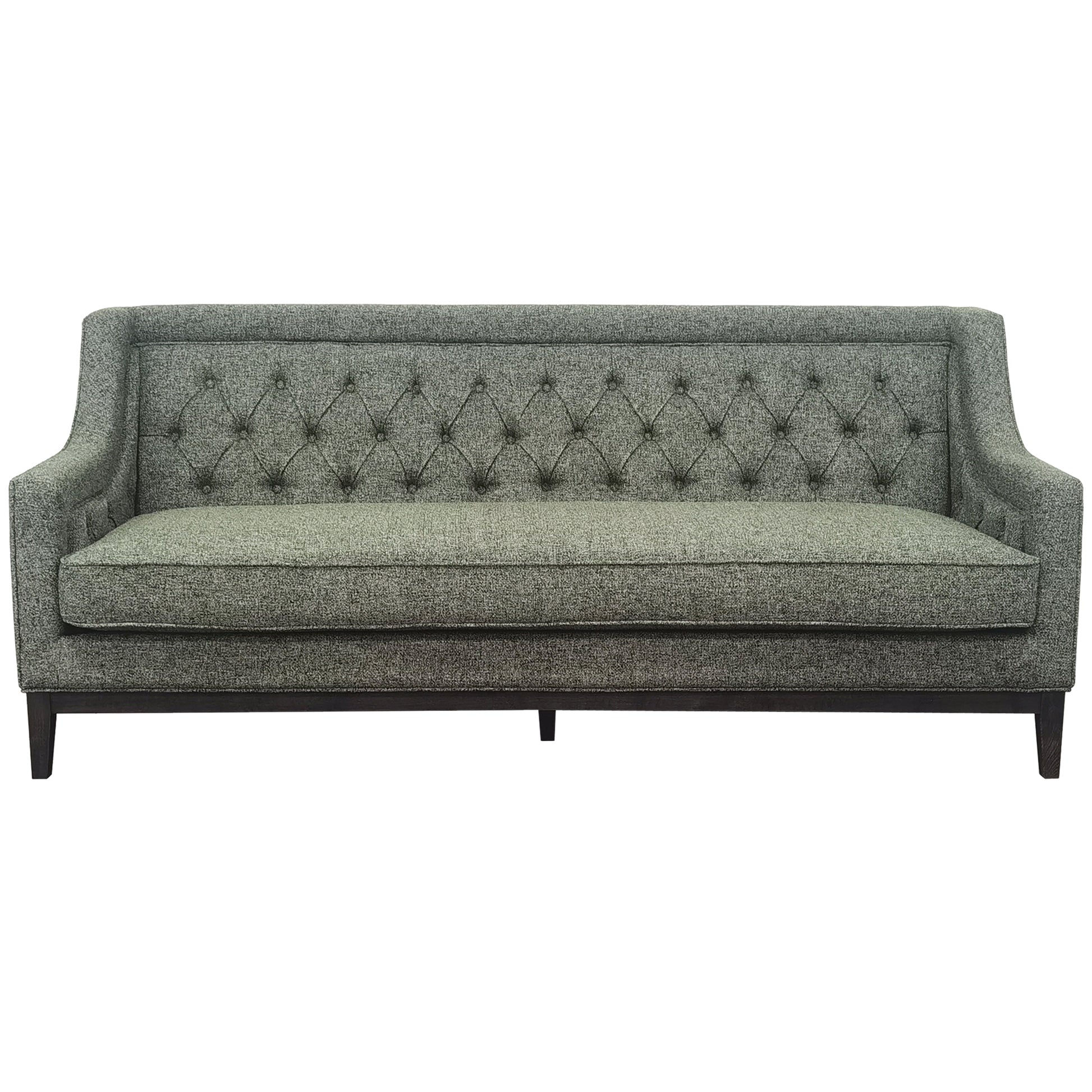 Theodore Buttoned Sofa Forest Green