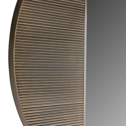 Belvedere Black Wall Mirror 90cm