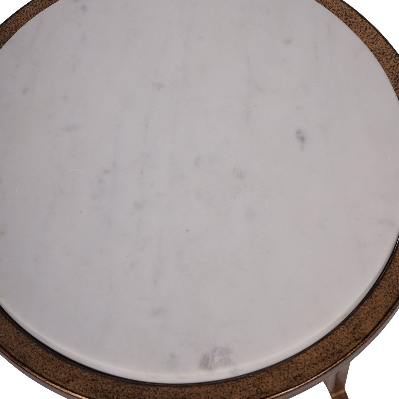 Iota Accent Table White Banswara Marble
