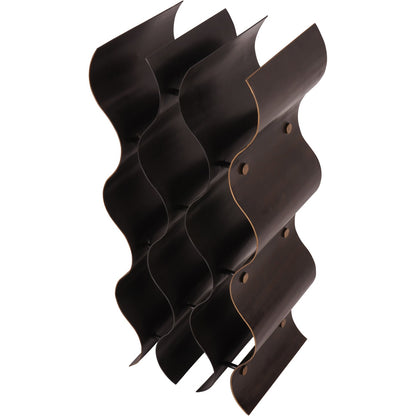 Stamford Vintage Bronze 9 Bottle Wine Rack