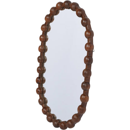 Carmel Oval Wooden Carved Mirror