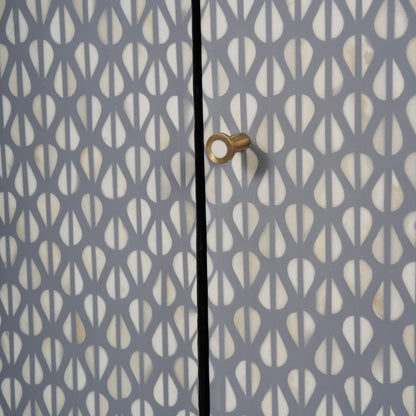 Burgess Bone Inlay 3 Door Buffet Sideboard