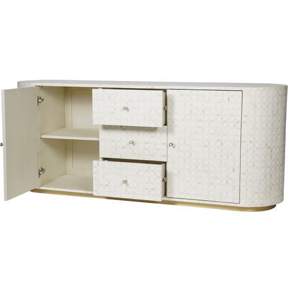 Aspen Bone Inlay Buffet Sideboard