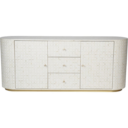Aspen Bone Inlay Buffet Sideboard
