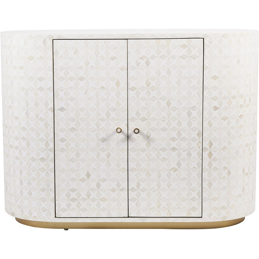 Aspen Bone Inlay Two Door Cabinet