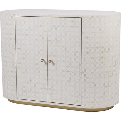 Aspen Bone Inlay Two Door Cabinet