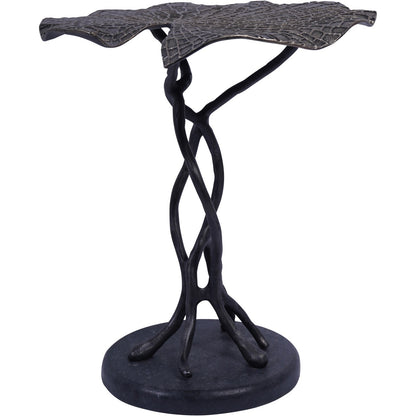 Lily Pad Leaf Side Table in Cast Aluminium