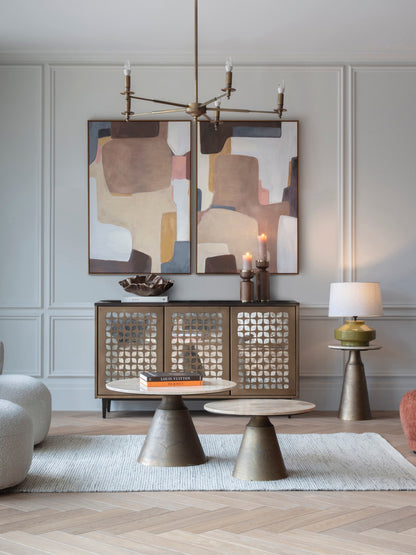 Blythe 5 Light Brass Chandelier