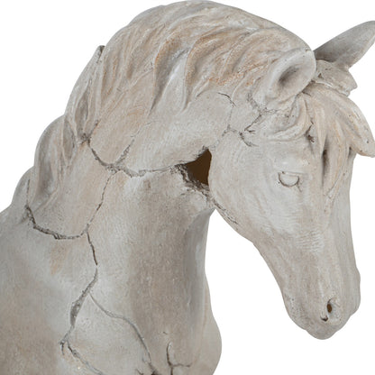 Horse Aged Sculpture
