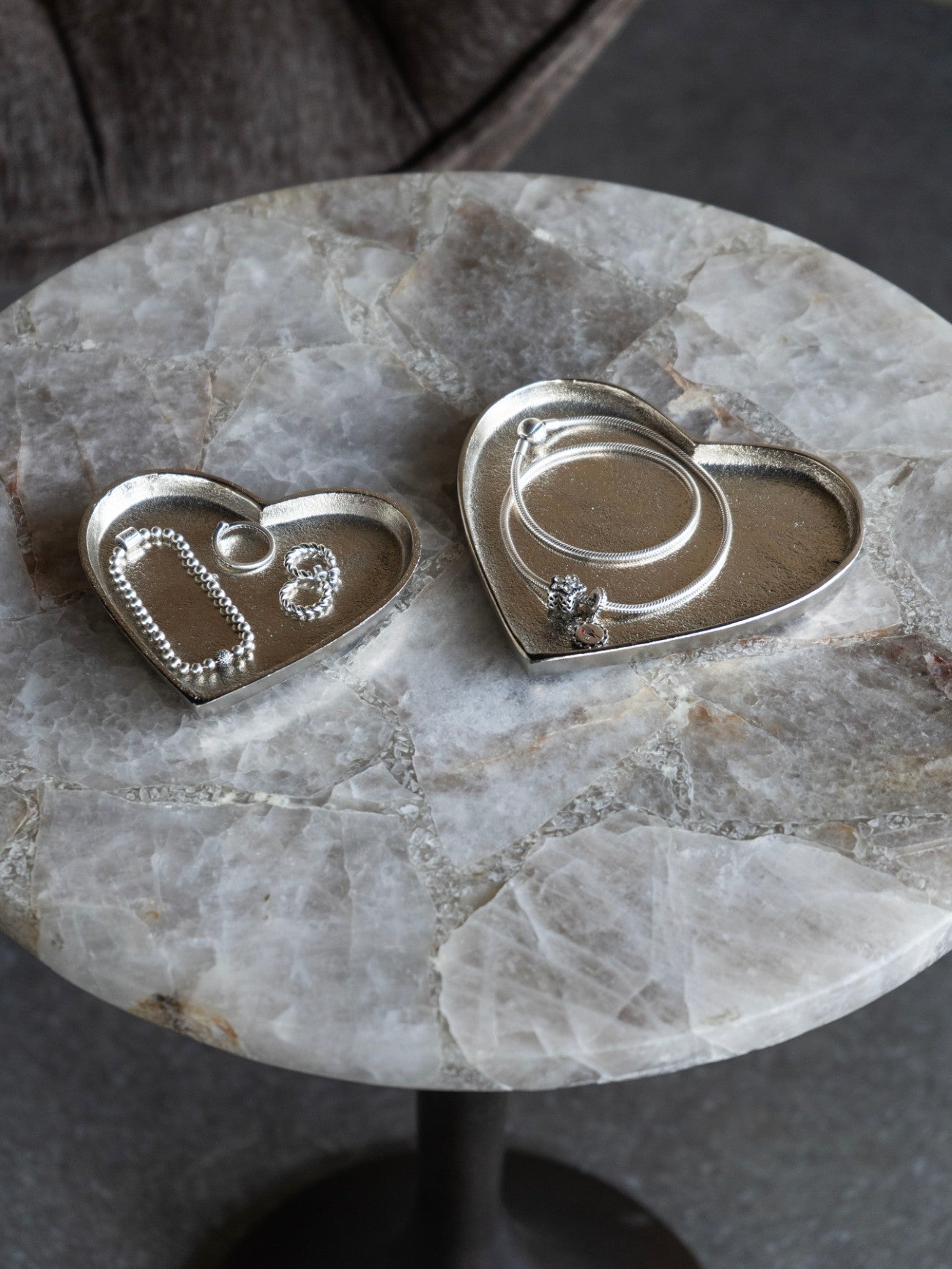 Esme Heart Set of 2 Plates