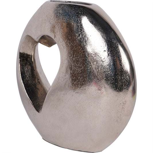 Esme Heart Cast Aluminium Vase