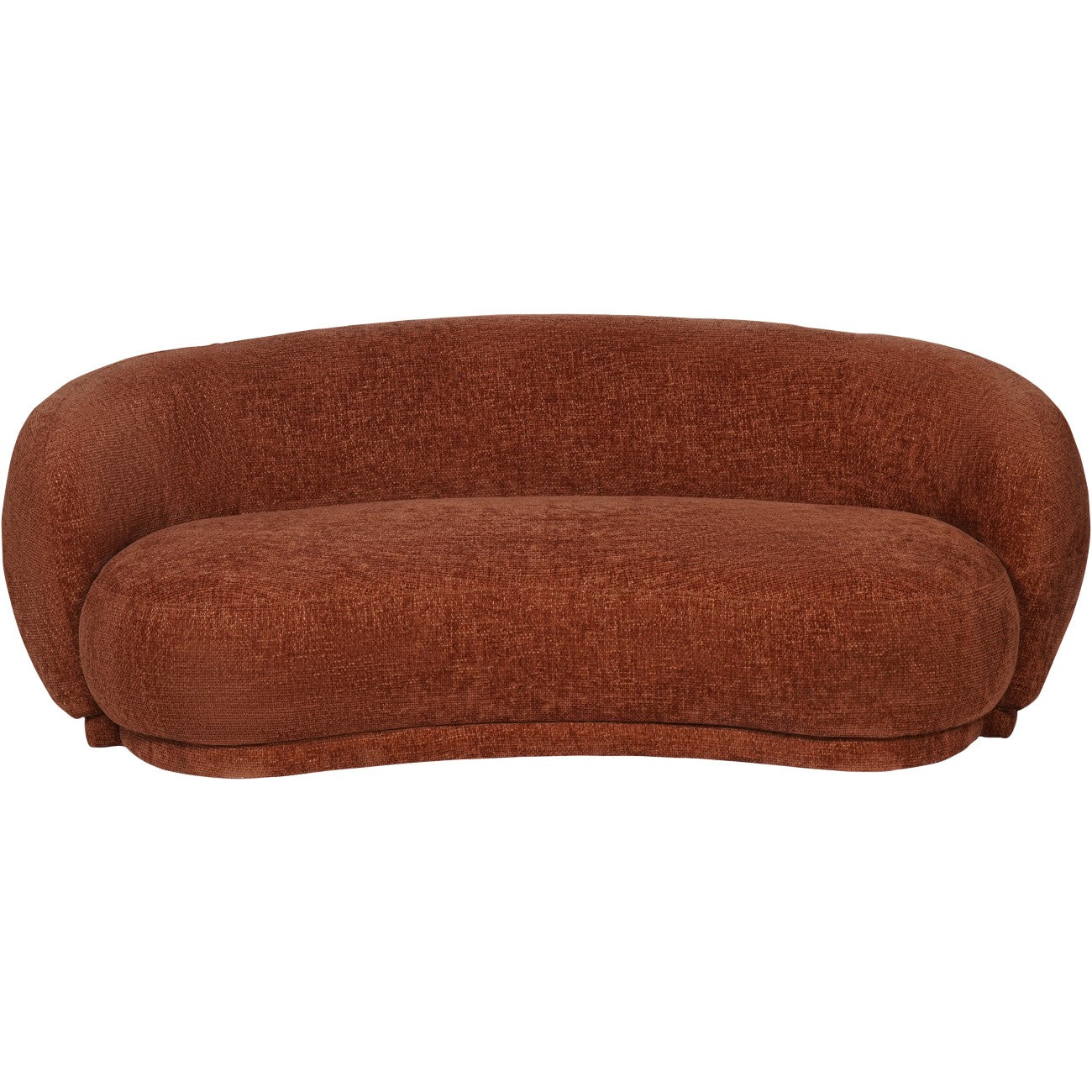 Waverley Curved Mini Sofa Terracotta