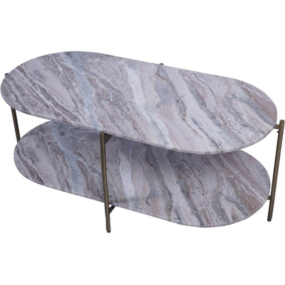 Toronto Marble Top and Base Coffee Table - Pak Tao