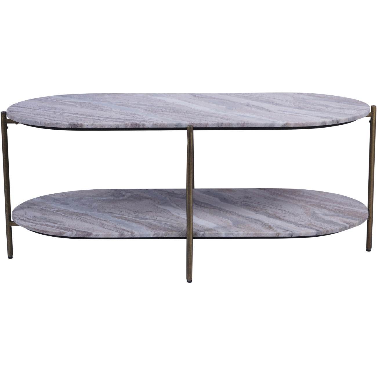 Toronto Marble Top and Base Coffee Table - Pak Tao