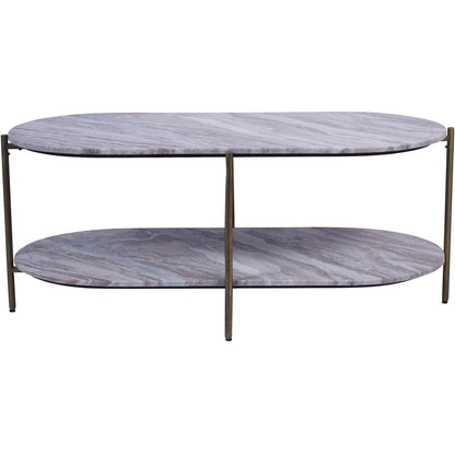 Toronto Marble Top and Base Coffee Table - Pak Tao