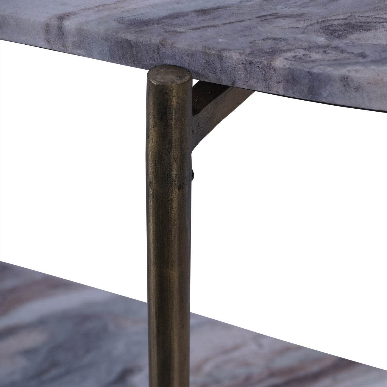 Toronto Marble Top and Base Console Table - Pak Tao