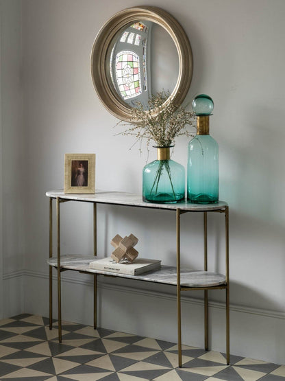 Toronto Marble Top and Base Console Table - Pak Tao