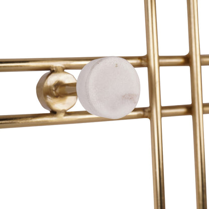 Genoa Iron and Marble Seven Wall Hanger