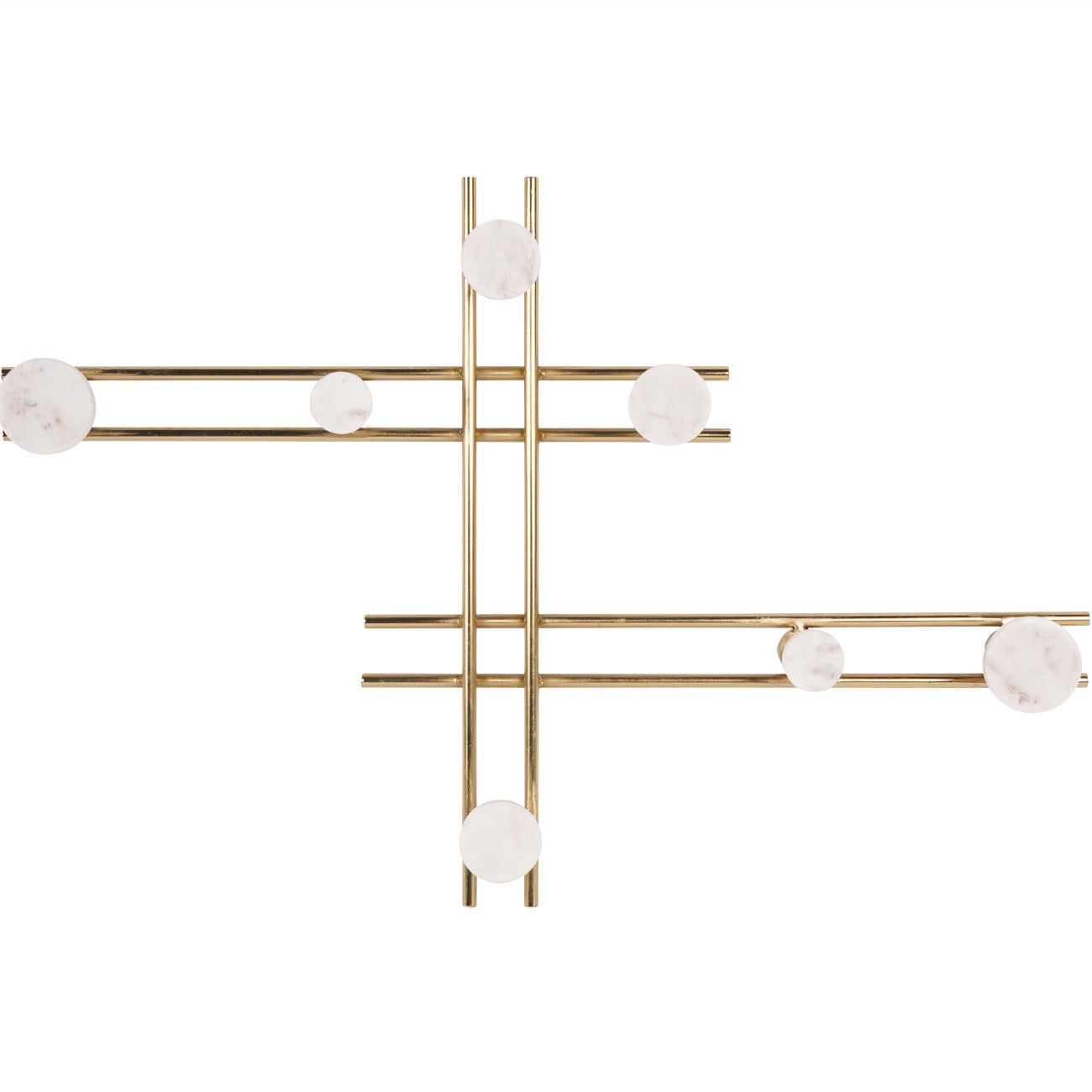 Genoa Iron and Marble Seven Wall Hanger