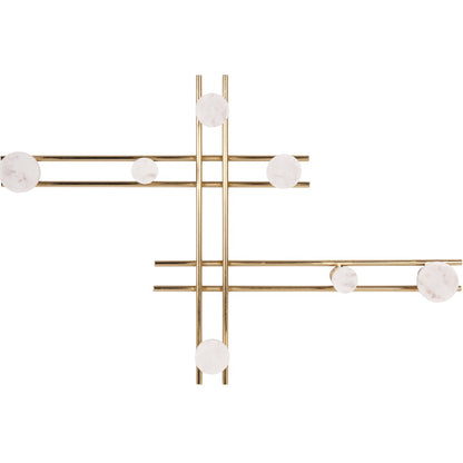 Genoa Iron and Marble Seven Wall Hanger