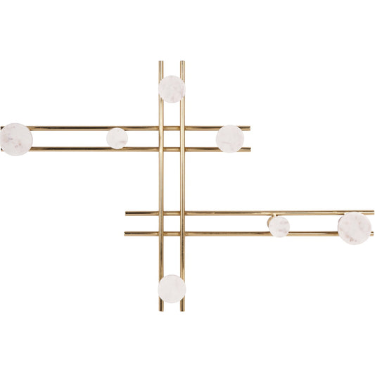 Genoa Iron and Marble Seven Wall Hanger