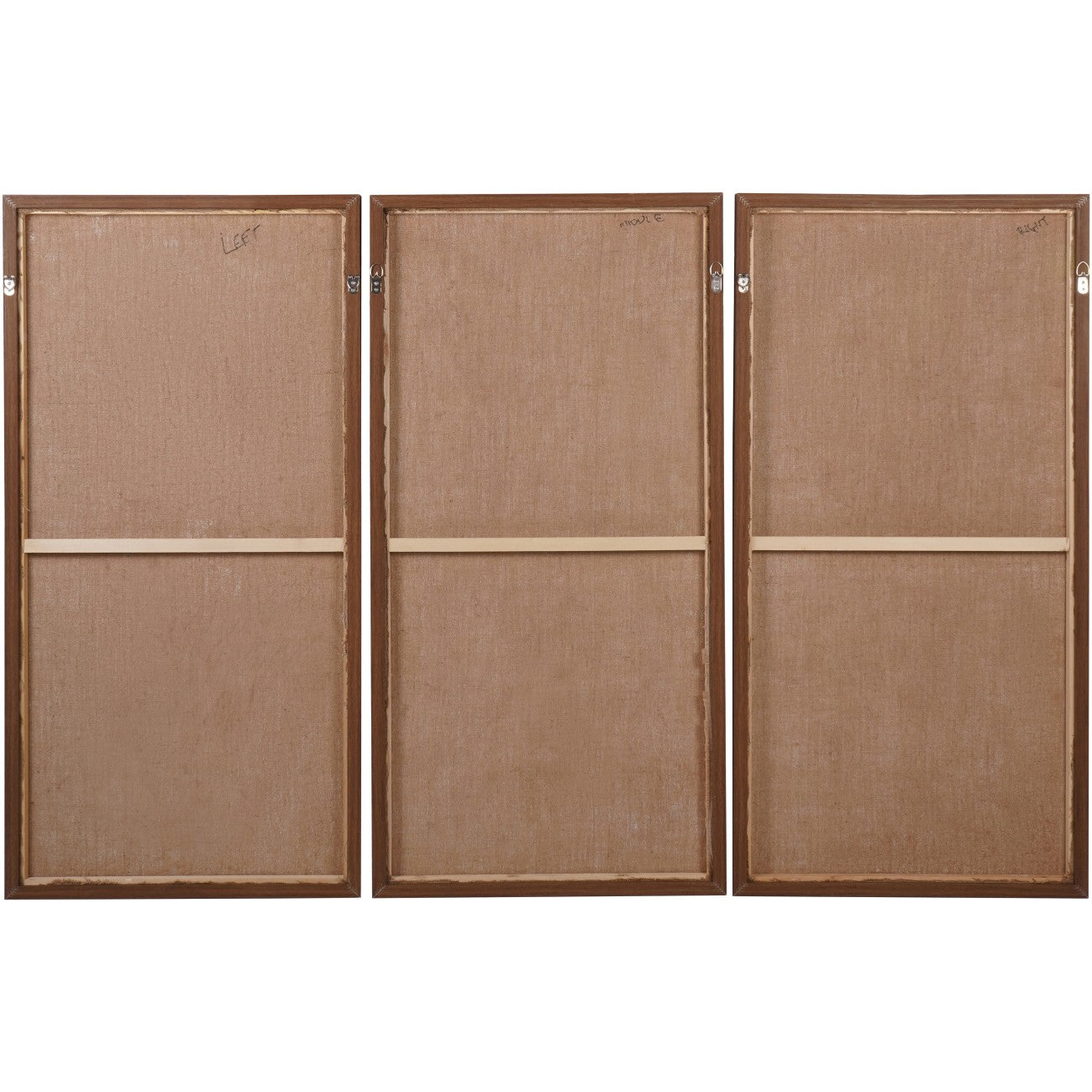 Hazy Horizons Set of 3 Framed Canvas Wall Art 180x120cm