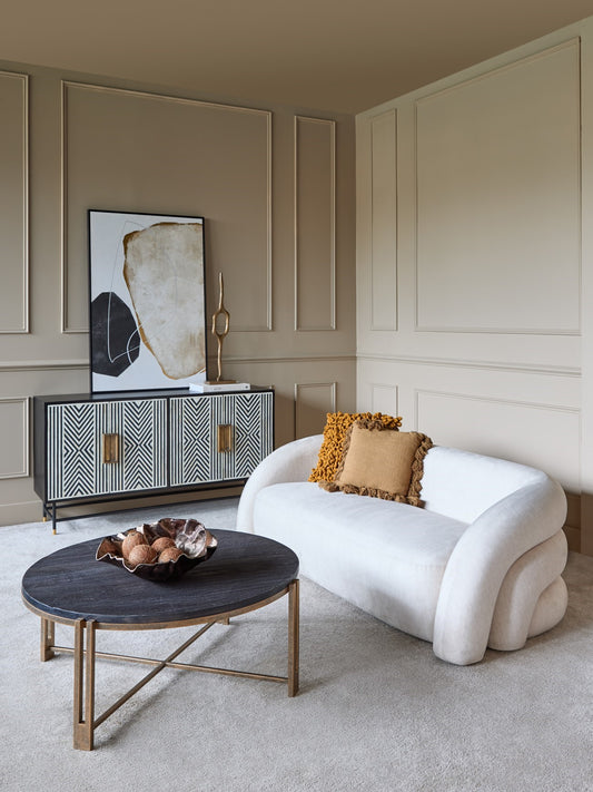 Casa Two Seater Sofa Cream