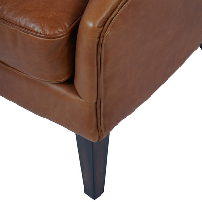 Watson Tobacco Leather Armchair