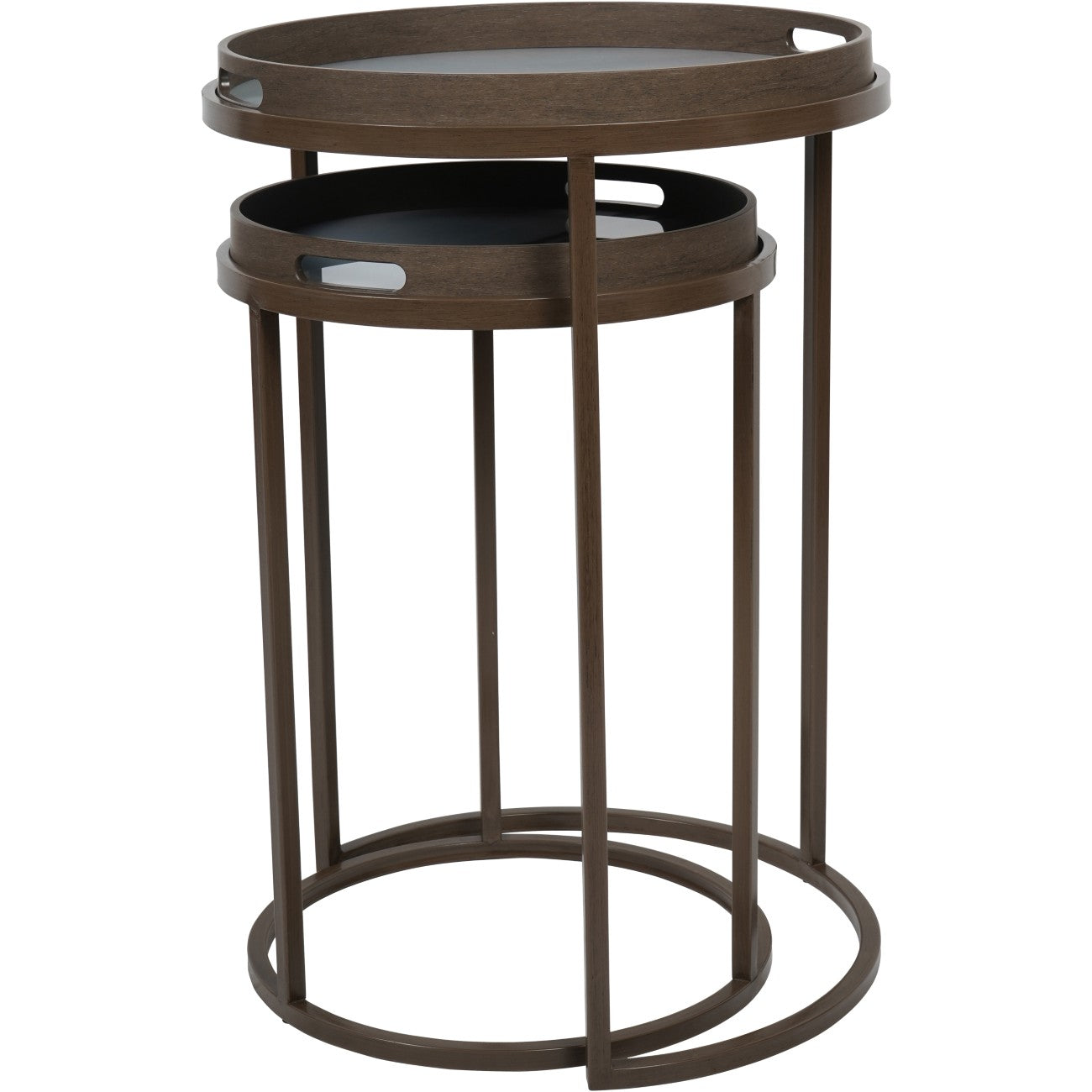 Blurred Seascape Set of 2 Side Tray Tables