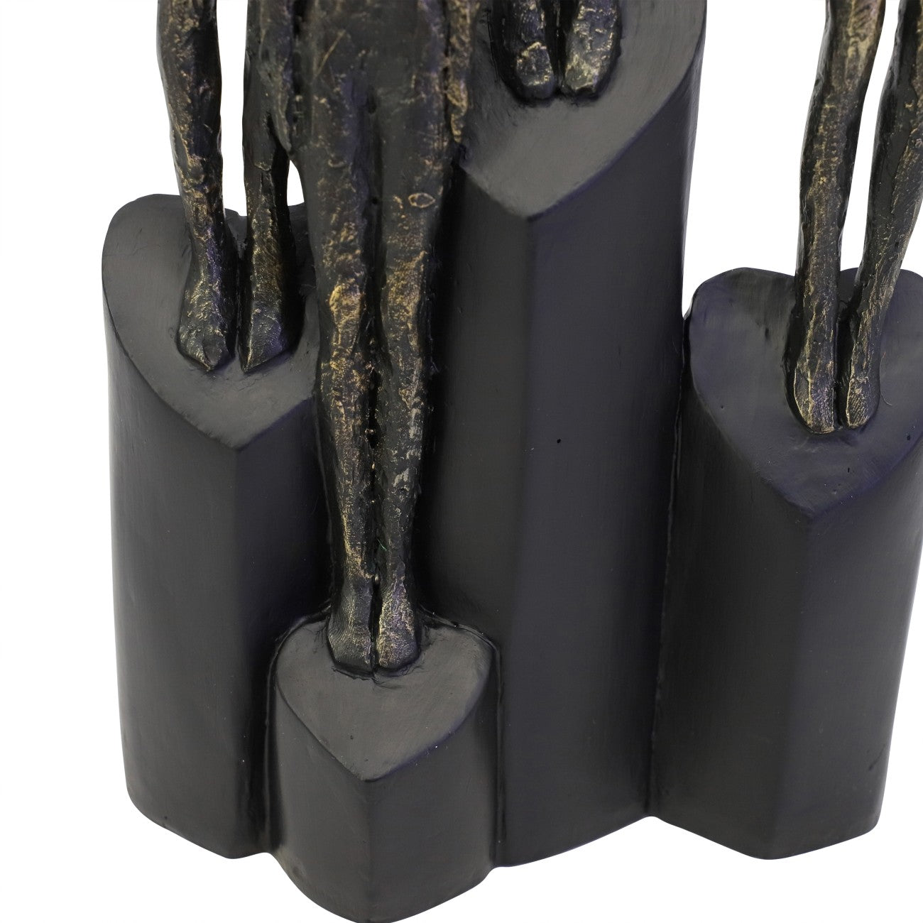 Abstract Family Sculpture on Hearts Plinth