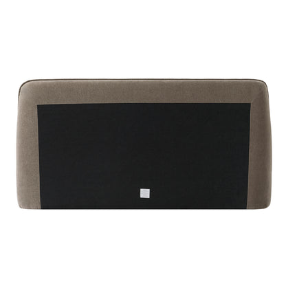 Darley Upholstered 5' King Sized bed frame in Soft Brown