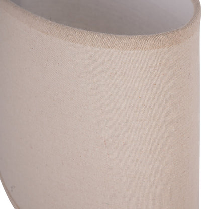 Lunara Textured Ceramic Table Lamp with Shade E27 60W