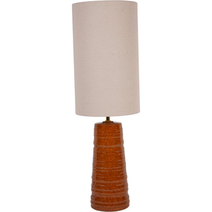 Tivoli Ceramic Table Lamp Terracotta with Shade E27 60W