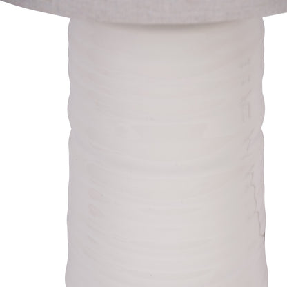 Tivoli Ceramic Table Lamp White with Shade E27 60W