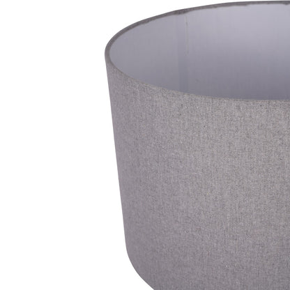 Bruno Ceramic Table Lamp Charcoal with Shade E27 60W