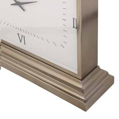 Latham Brass Rectangular Clock Large