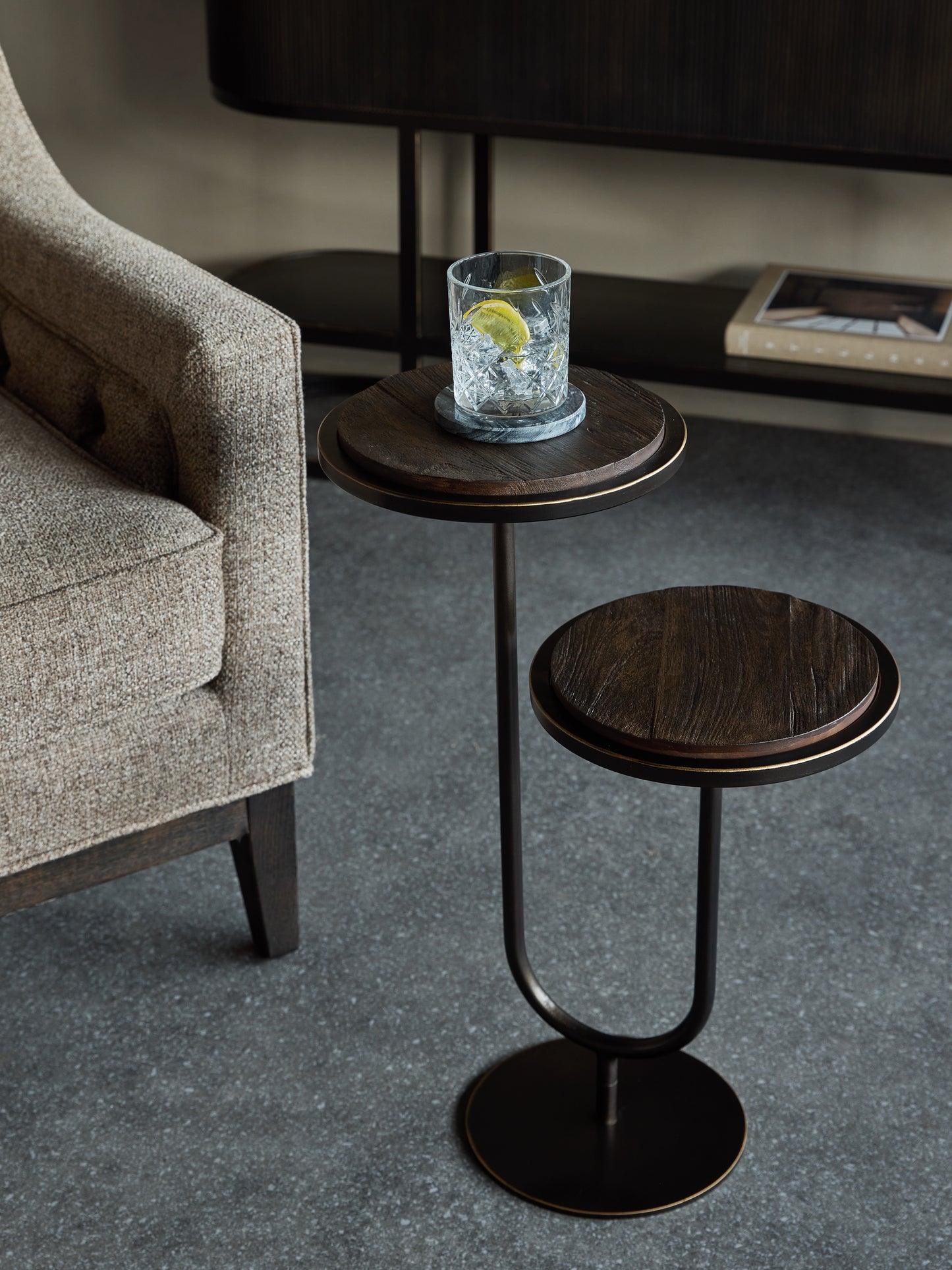 Marco Accent Table Sandblasted Walnut