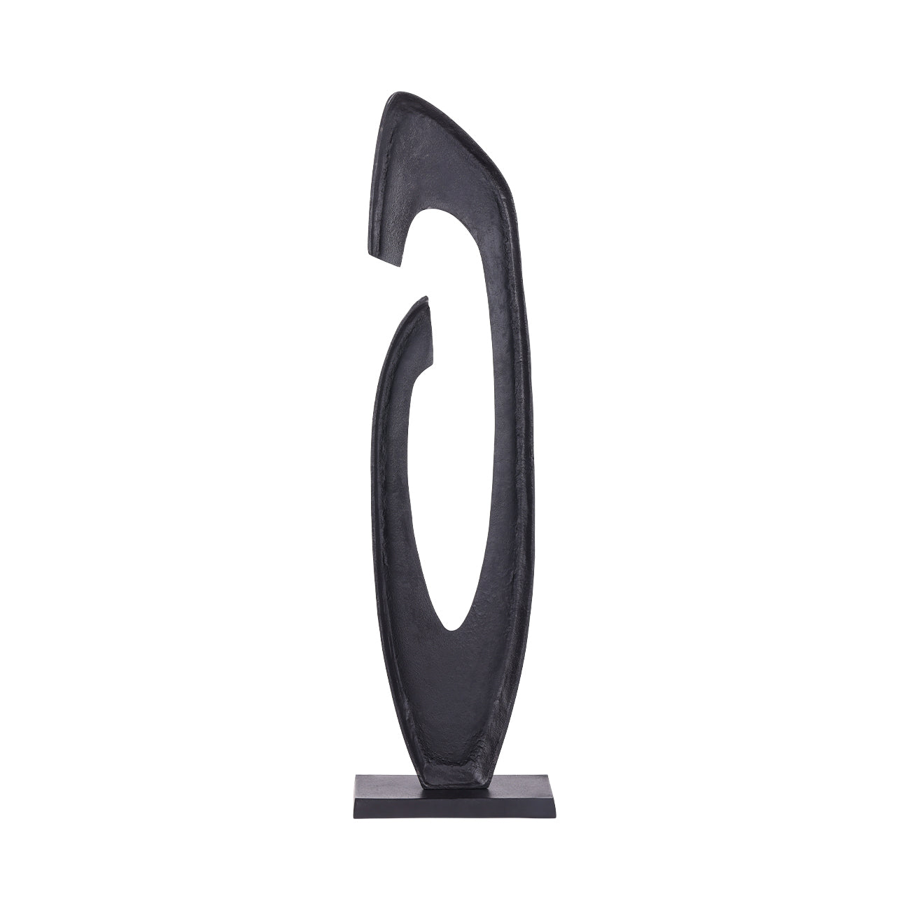 Axis Black Aluminium Sculpture 117cm