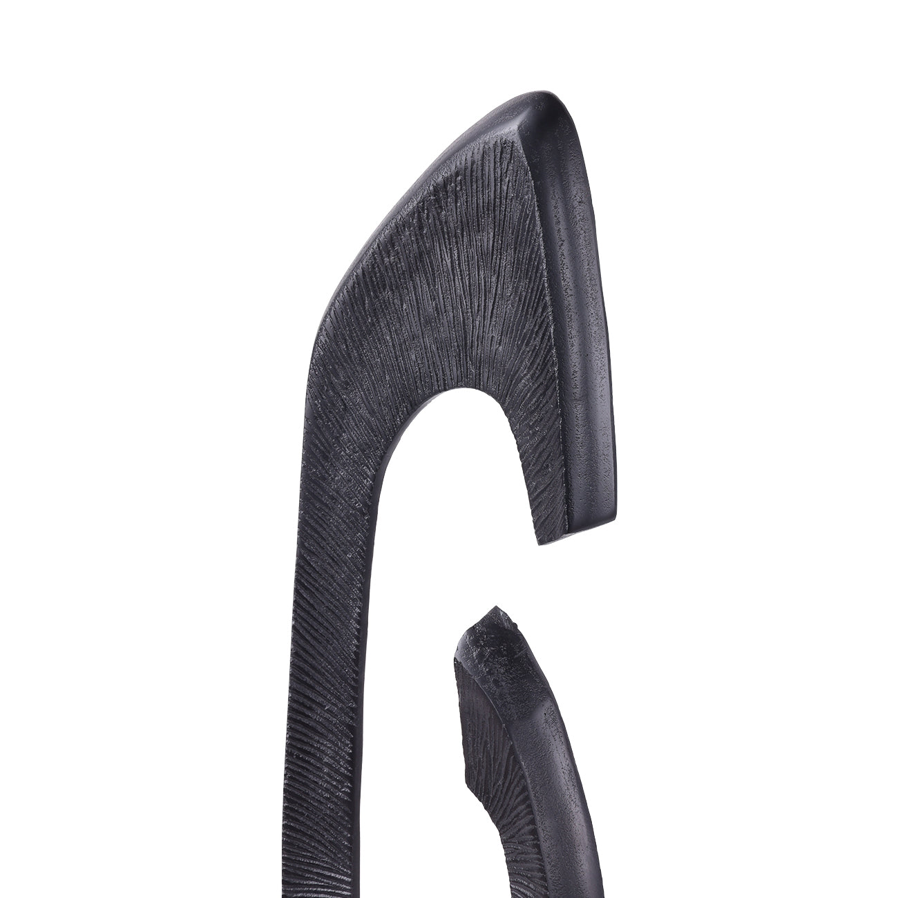 Axis Black Aluminium Sculpture 117cm