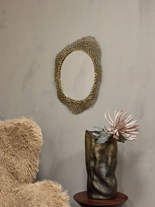 Miel Cast Aluminium Mirror Large