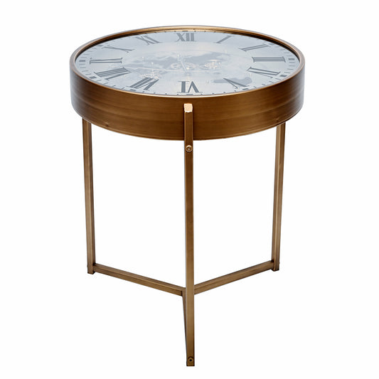 Atlas Moving Cogs Side Table 50cm