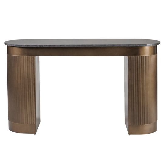 Belvedere Aged Gold Study Desk