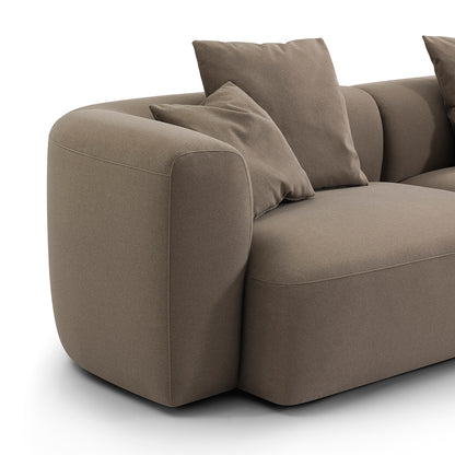 Wicklow Sofa in Soft Truffle Velvet