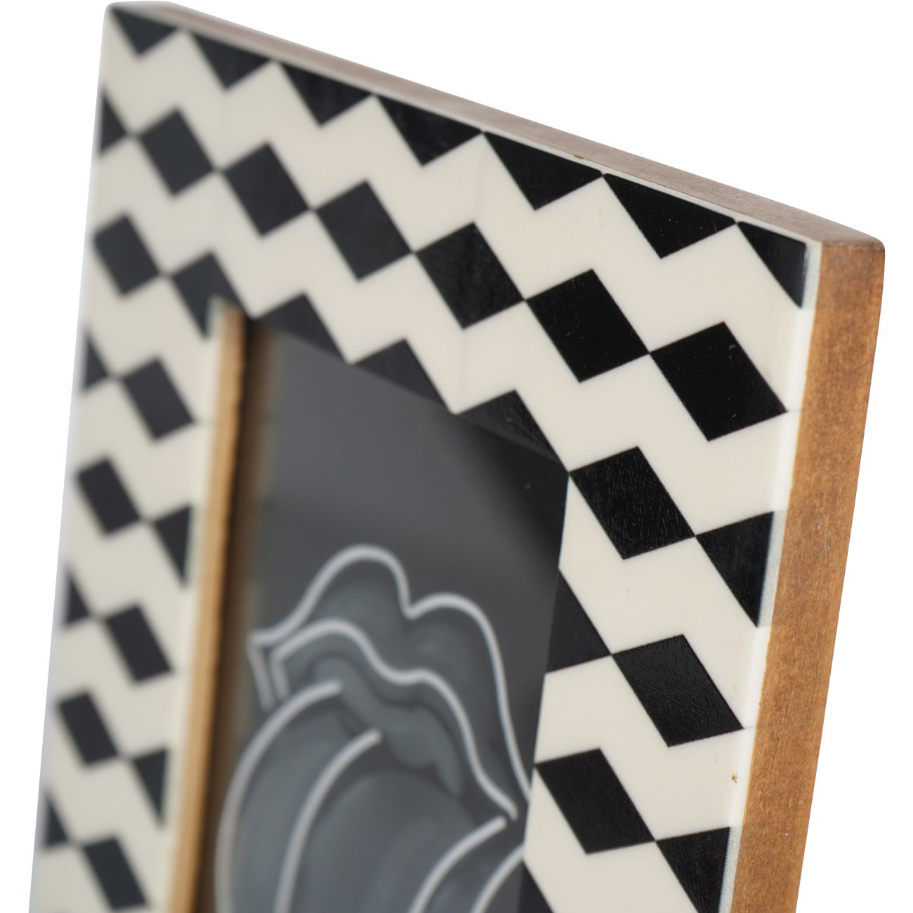 Anya Photoframe in Black and White 10x15cm
