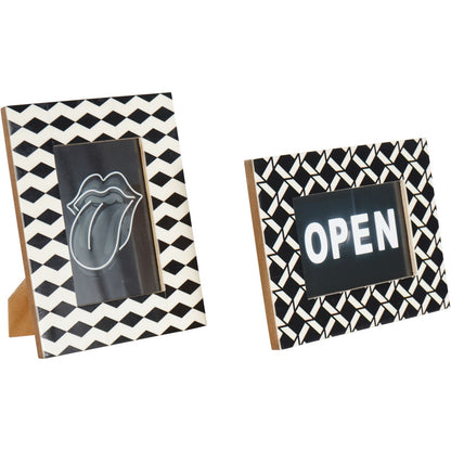 Anya Photoframe in Black and White 10x15cm