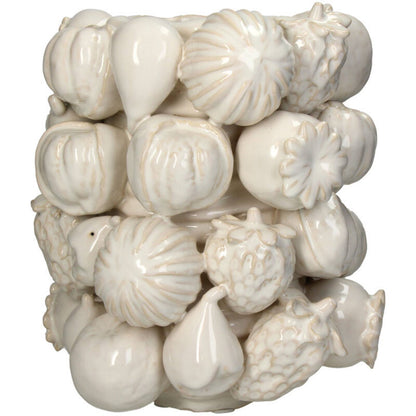 Ivory Orchard Ceramic Vase Large
